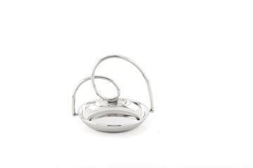 Silver Kulplu Sunumluk 16x17cm