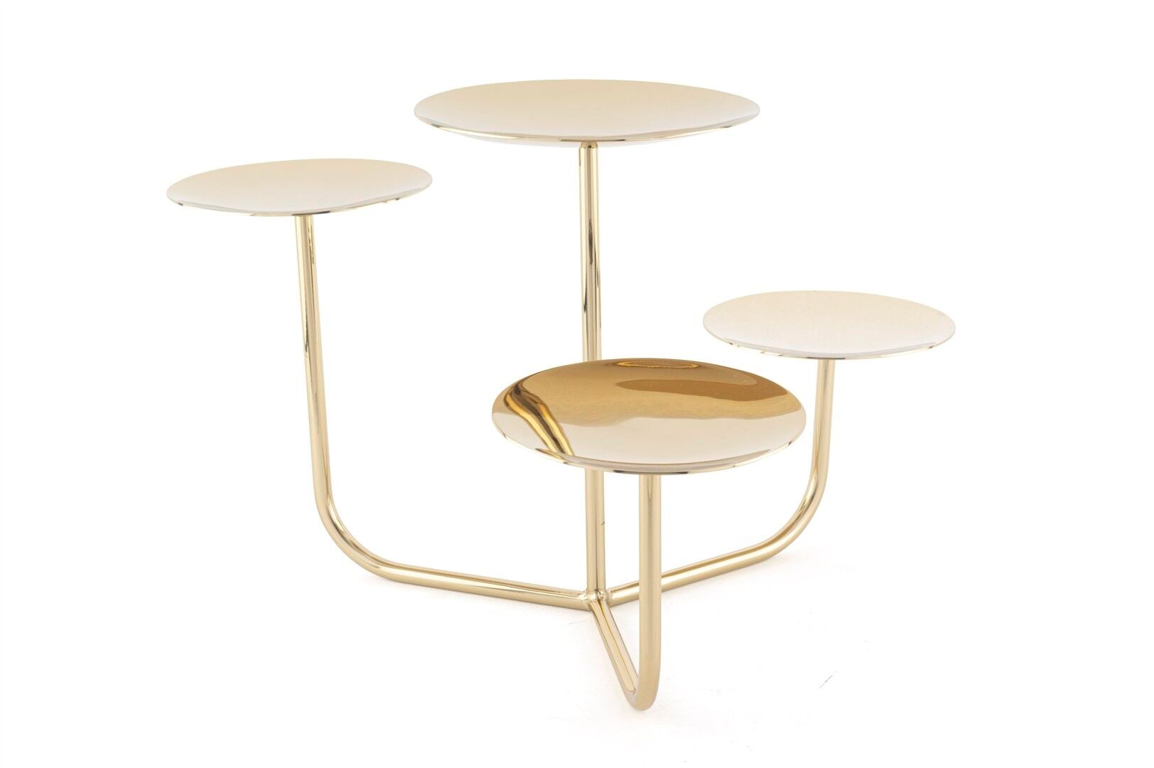 Gold 4Katlı Kek Standı 40x26cm