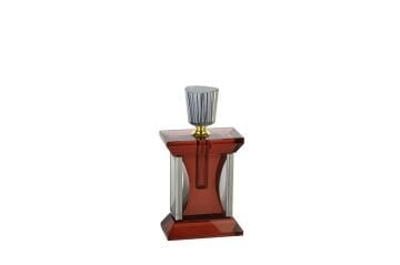 Kristal Kırmızı Şişe 17x9cm