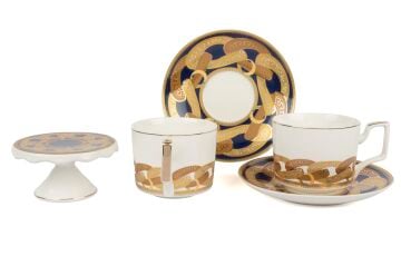 Golden Greek 2li 5prç Çay Fincan Seti 230cc