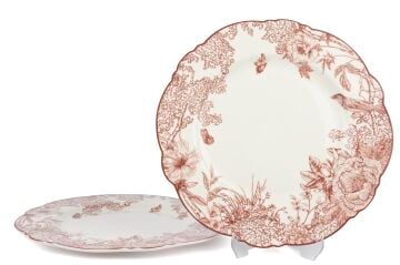 Toile De Rose 2li Servis Tabağı 28cm