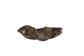 Antik Bronz Dekoratif Tabak 38x35cm