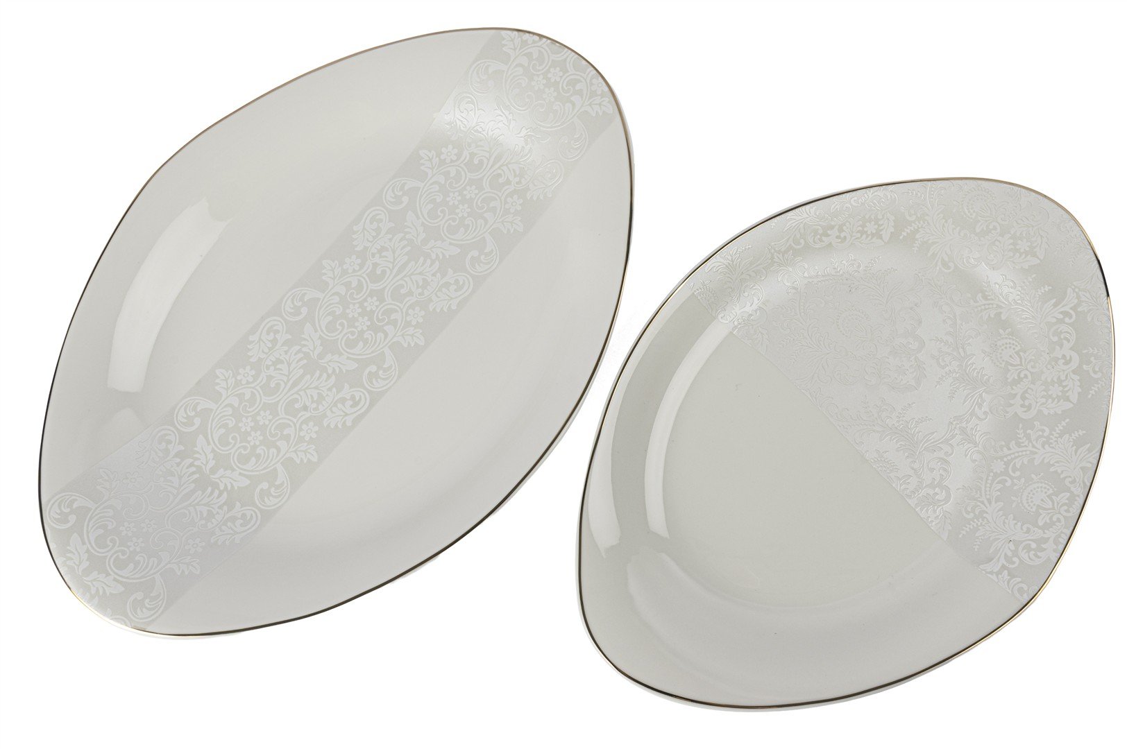 Pearl Mist 2li Oval Tabak 31cm 28cm
