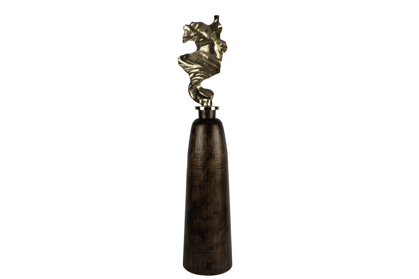 Kahverengi Gold Başlıklı Küp 28x25x126cm