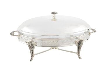 Brittany Oval Isıtıcılı Servis 46x25x21cm