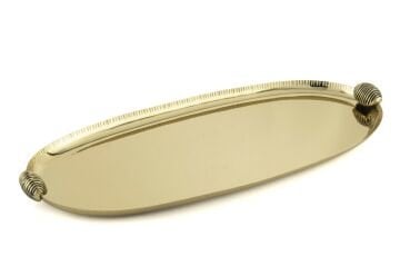 Gold Oval Tepsi 48x21x4cm