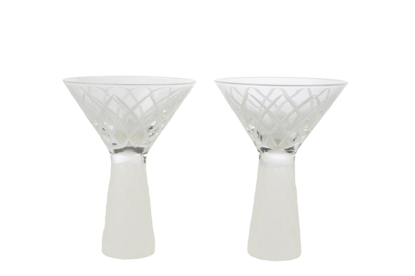 Kristal Buzlu Cam 2li Dondurmalık 11x16cm