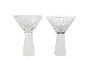 Kristal Buzlu Cam 2li Dondurmalık 11x16cm