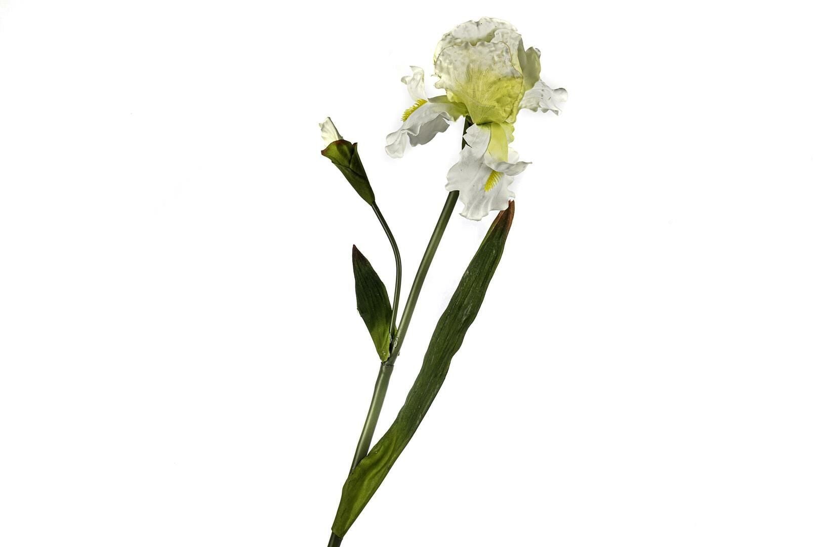 Beyaz Tek Dal Yapay Çiçek 90cm