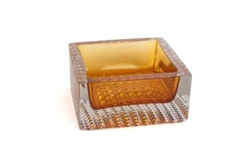 Amber Kristal Dekoratif Kare Kase 19x9cm