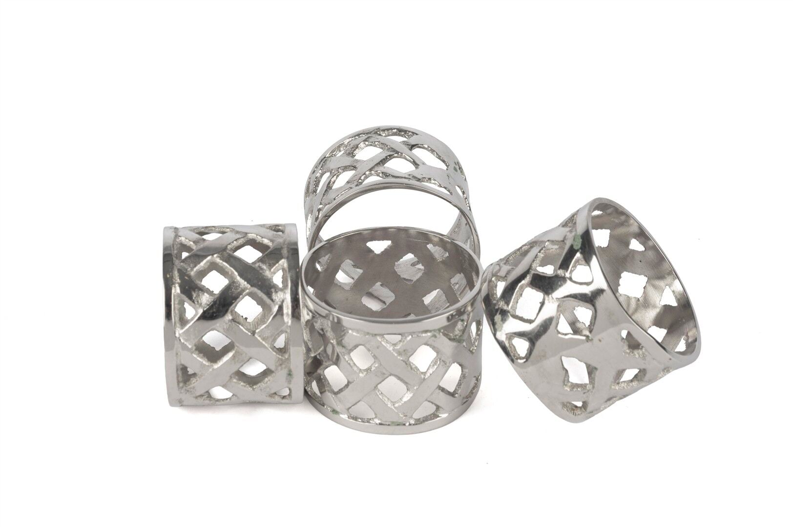 Silver Kafesli Peçete Yüzüğü