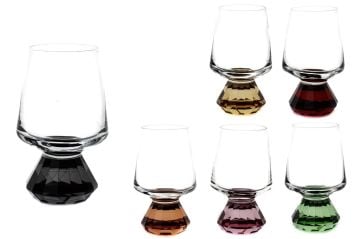 Bonny Renkli Ayaklı 6lı Shot Bardak 125ml