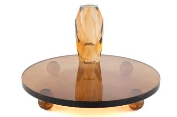Amber Kristal Banyo Tepsisi 27x17x4cm
