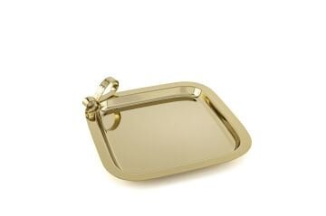 Gold Kare Tepsi 24x6cm