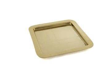 Gold Çizgili Tepsi 26cm