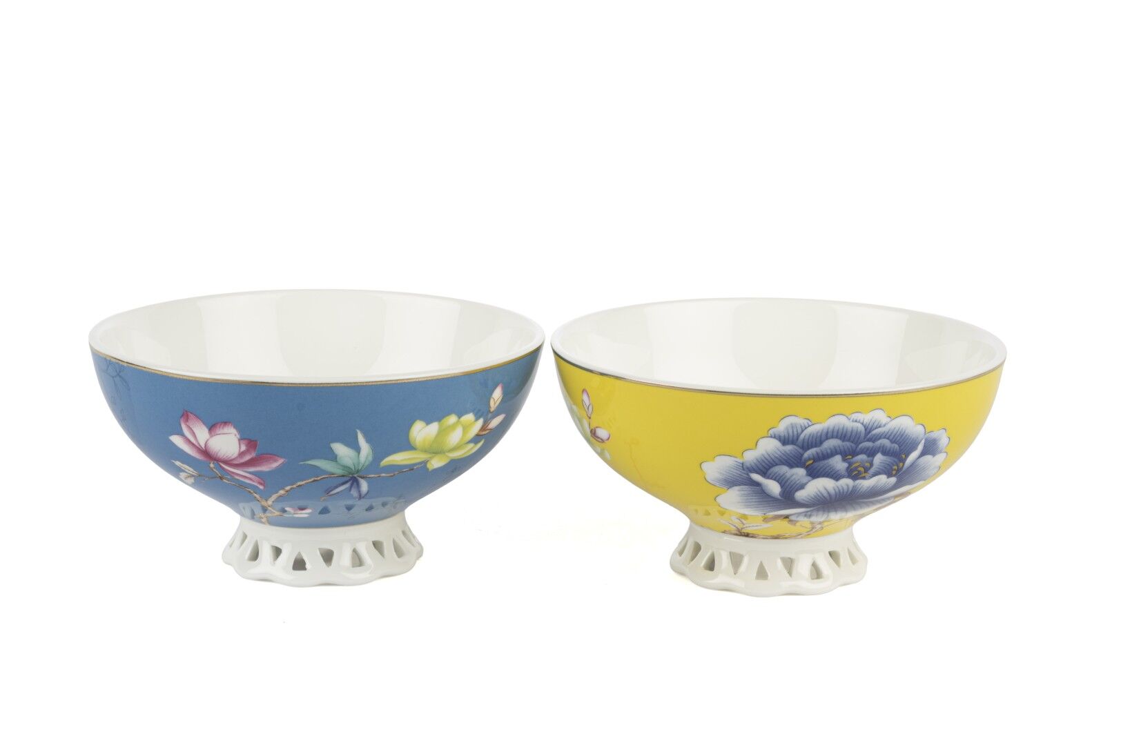 Verona 2li Sarı Mavi Kase 12cm