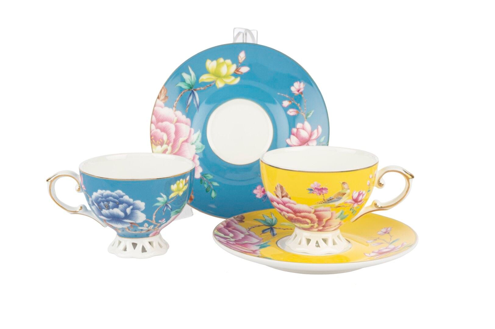 Vivida 2li Sarı Mavi Kahve Takımı 90ml