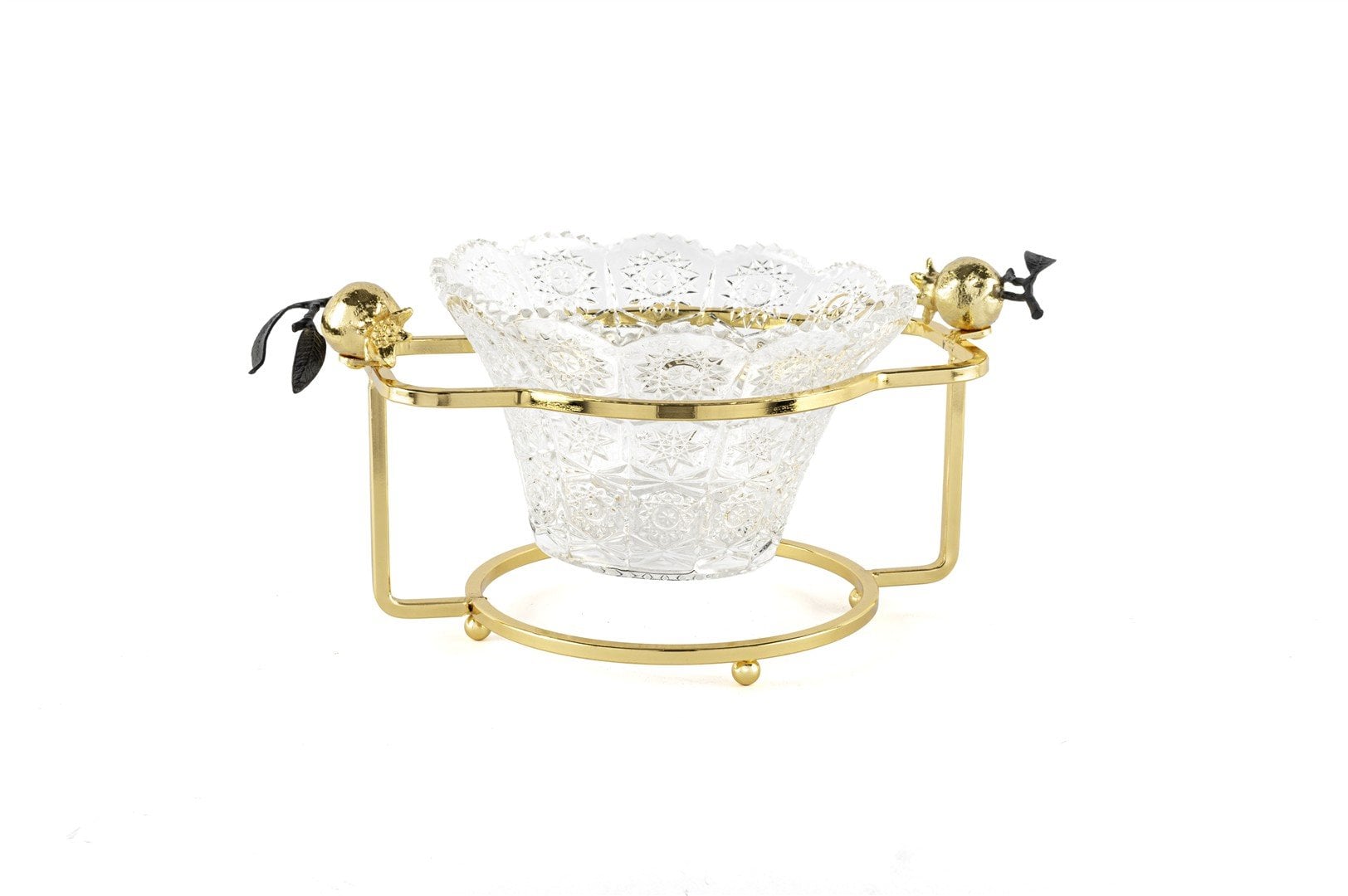 Gold Cam Sunumluk Kase 30x18x13cm