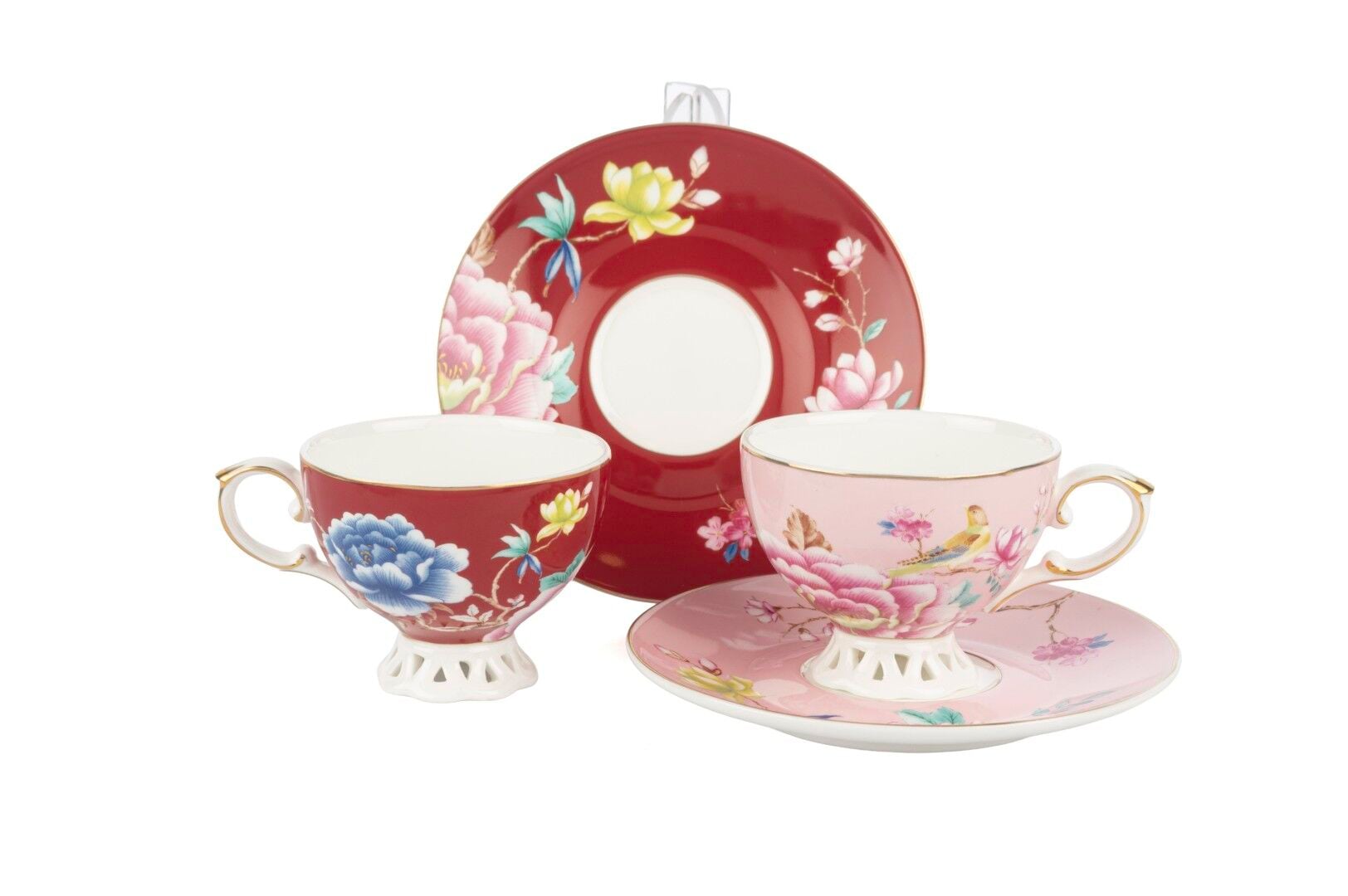 Vivida 2li Pembe Bordo Kahve Fincan Seti 90ml