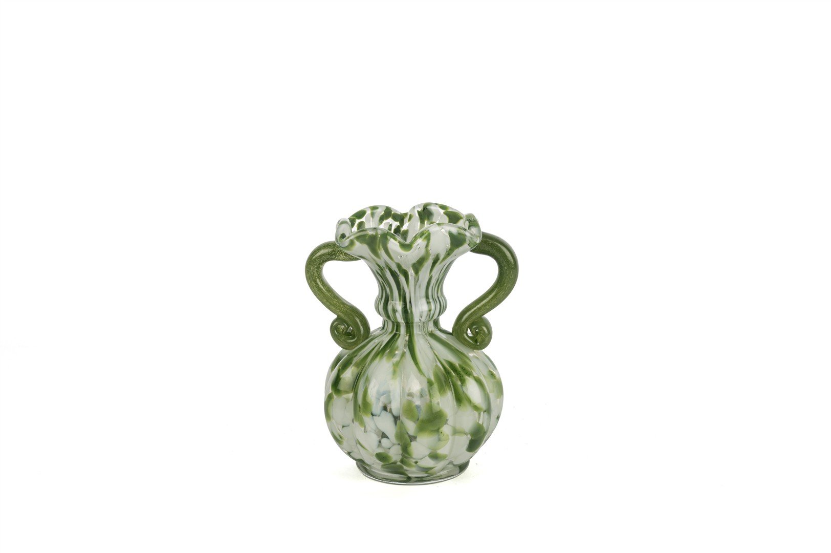Verdant Swirl Art Vazo 12x16cm