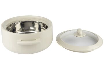 Krem Cam Kapaklı Thermo Box 2.7L 26cm