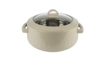 Kül Grisi Cam Kapaklı Thermo Box 2.7L 26cm