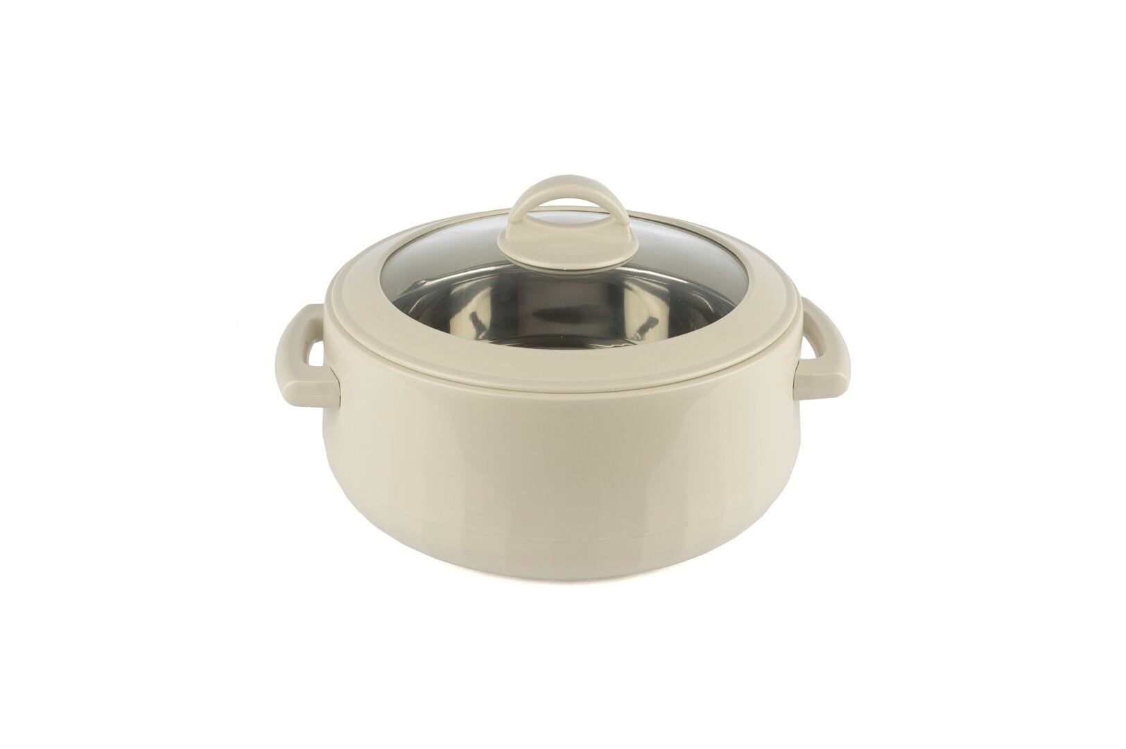 Krem Cam Kapaklı Thermo Box 1.7L 23cm
