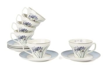 Lavender Flutter 6lı Kahve Fincan Seti 90cc