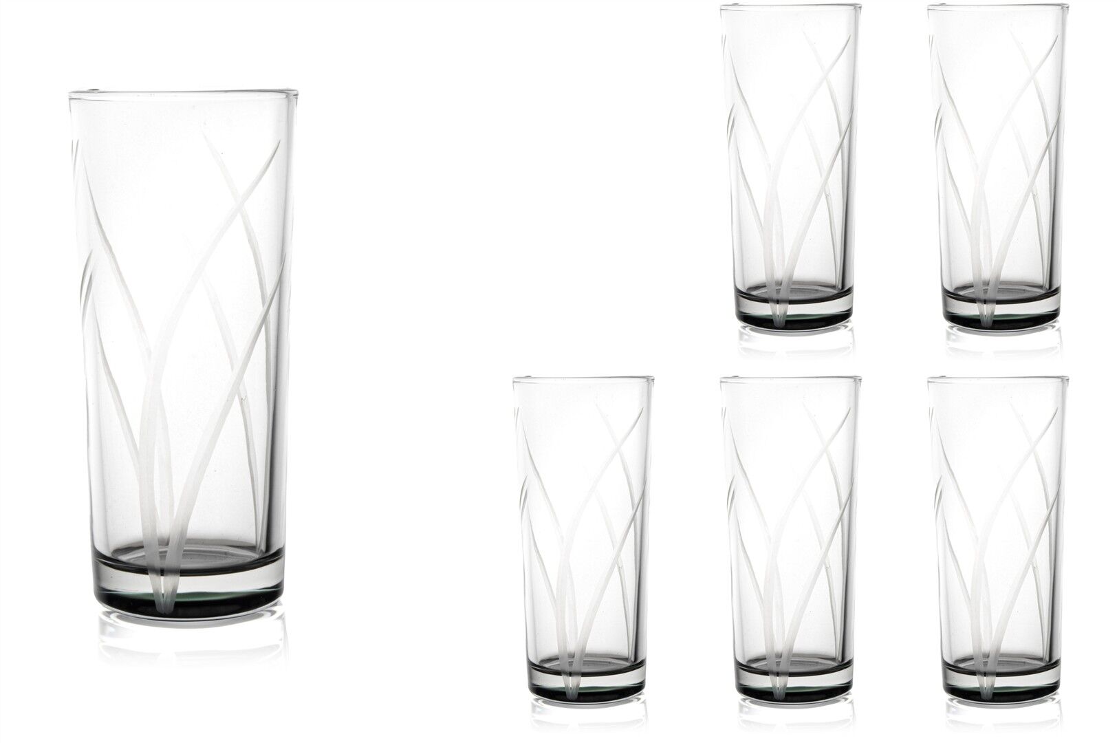 Füme 6lı Su Bardağı 300ml