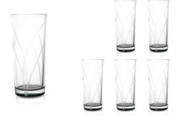 Füme 6lı Su Bardağı 300ml
