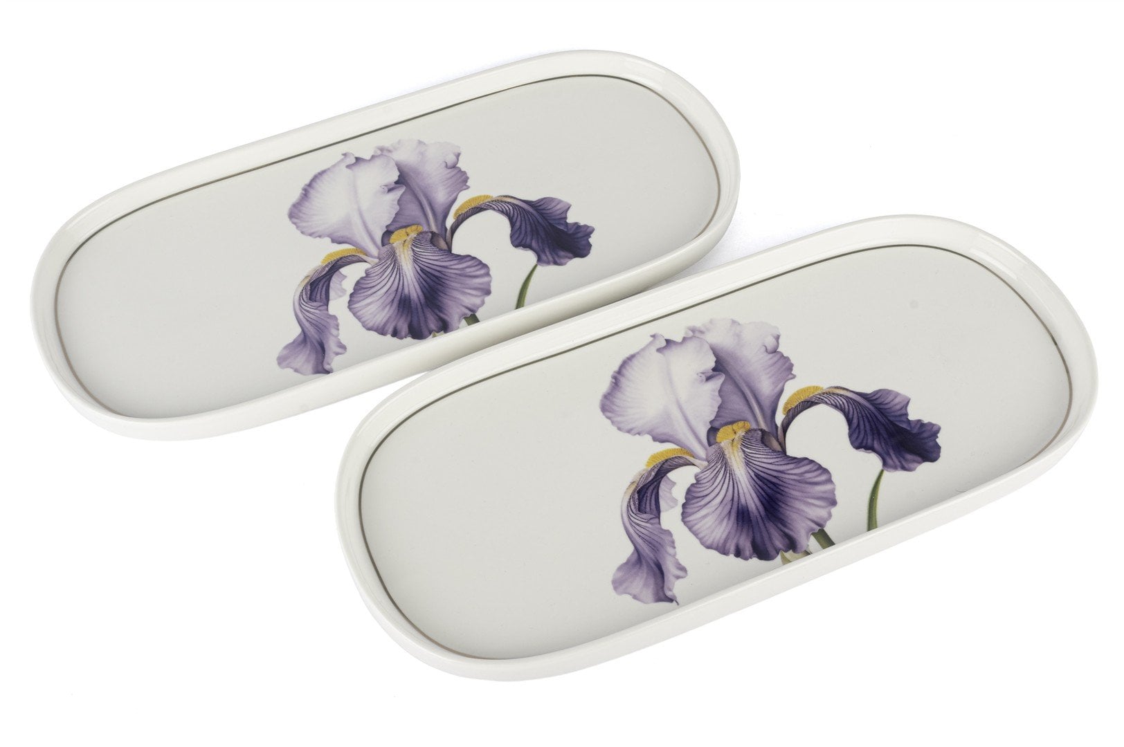 Art Of Botanica Lila 2li Oval Tabak 35x15cm