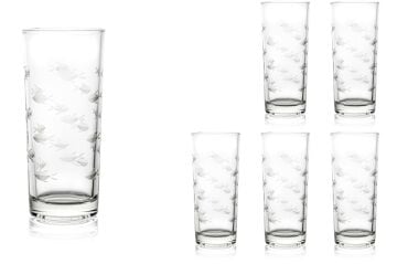 Balık Kesimli 6lı Su Bardağı 300ml