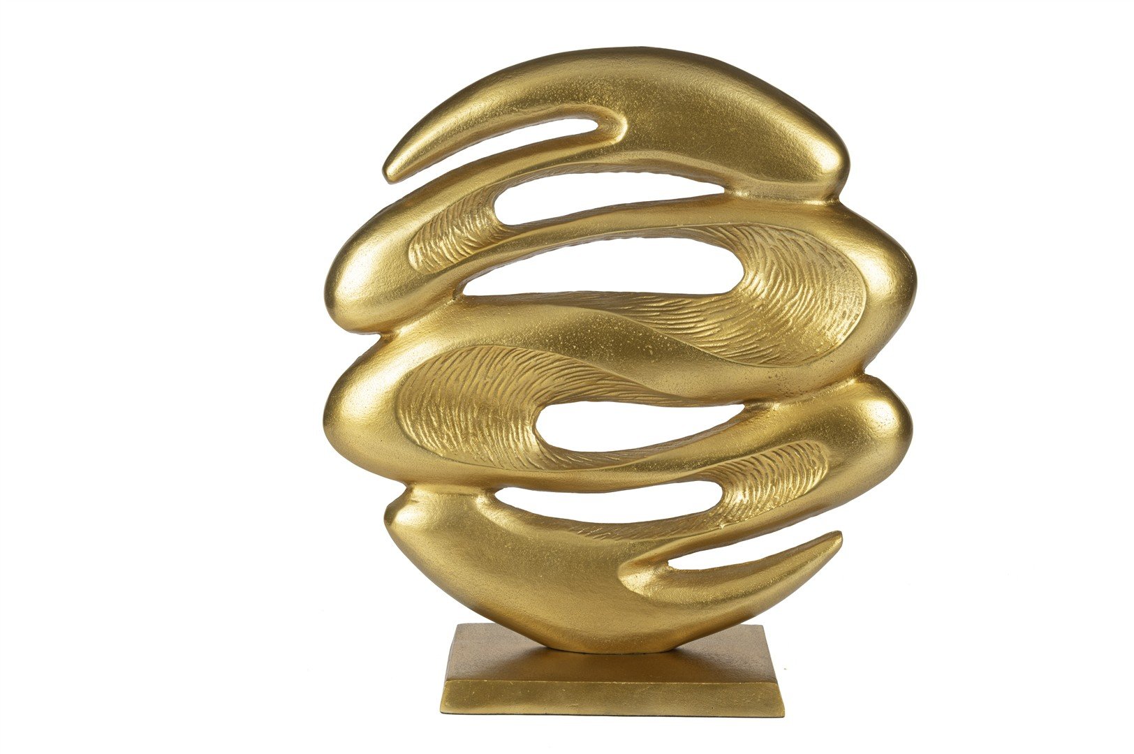 Gold Dekoratif Sculpture Obje 45x41cm