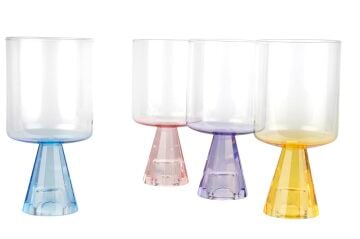 Kristal Kesim 4lü Sunum Bardağı 550ml