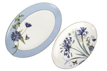 Lavender Flutter 2li Servis Tabağı 25x16cm 30x20cm