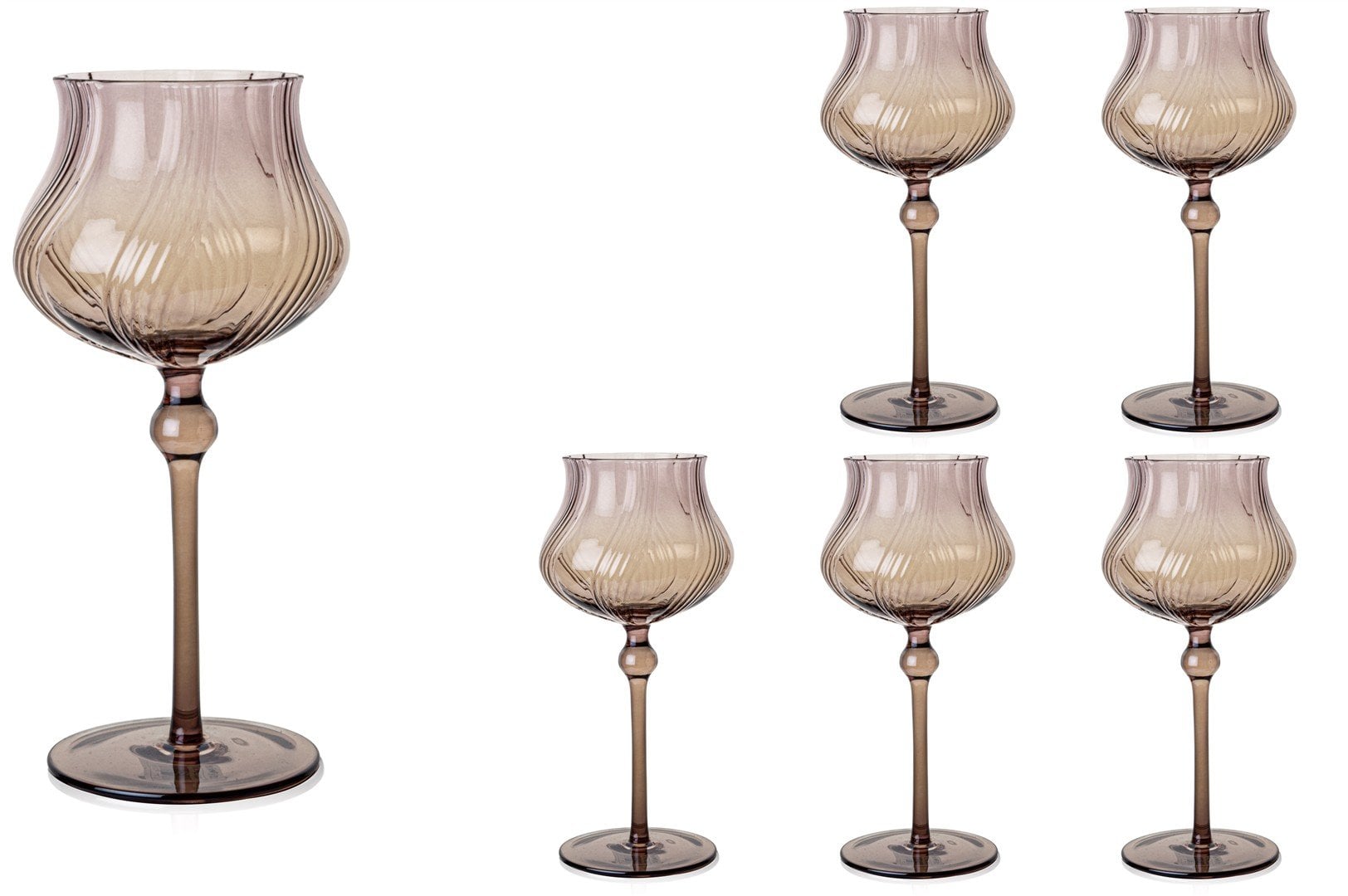 Scallop Rosse 6lı Beyaz Şarap Kadeh 400ml
