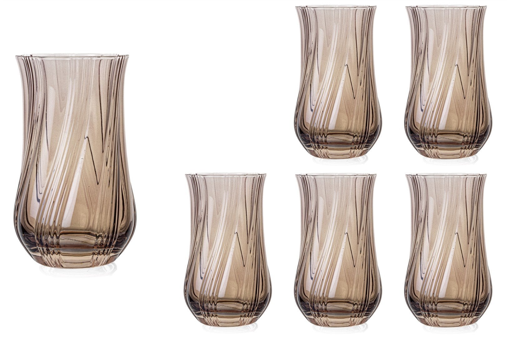 Scallop Rosse 6lı Meşrubat Bardağı 410ml