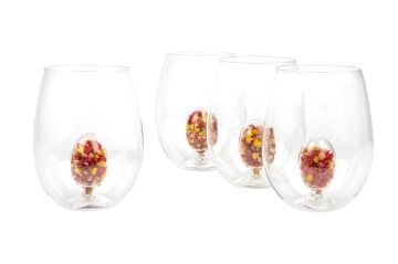 Flower Cam 4lü Meşrubat Bardağı 500ml