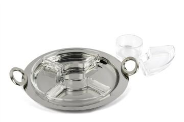 Rönesans Cam Bölmeli Kapaksız kahvaltı set 37x32cm