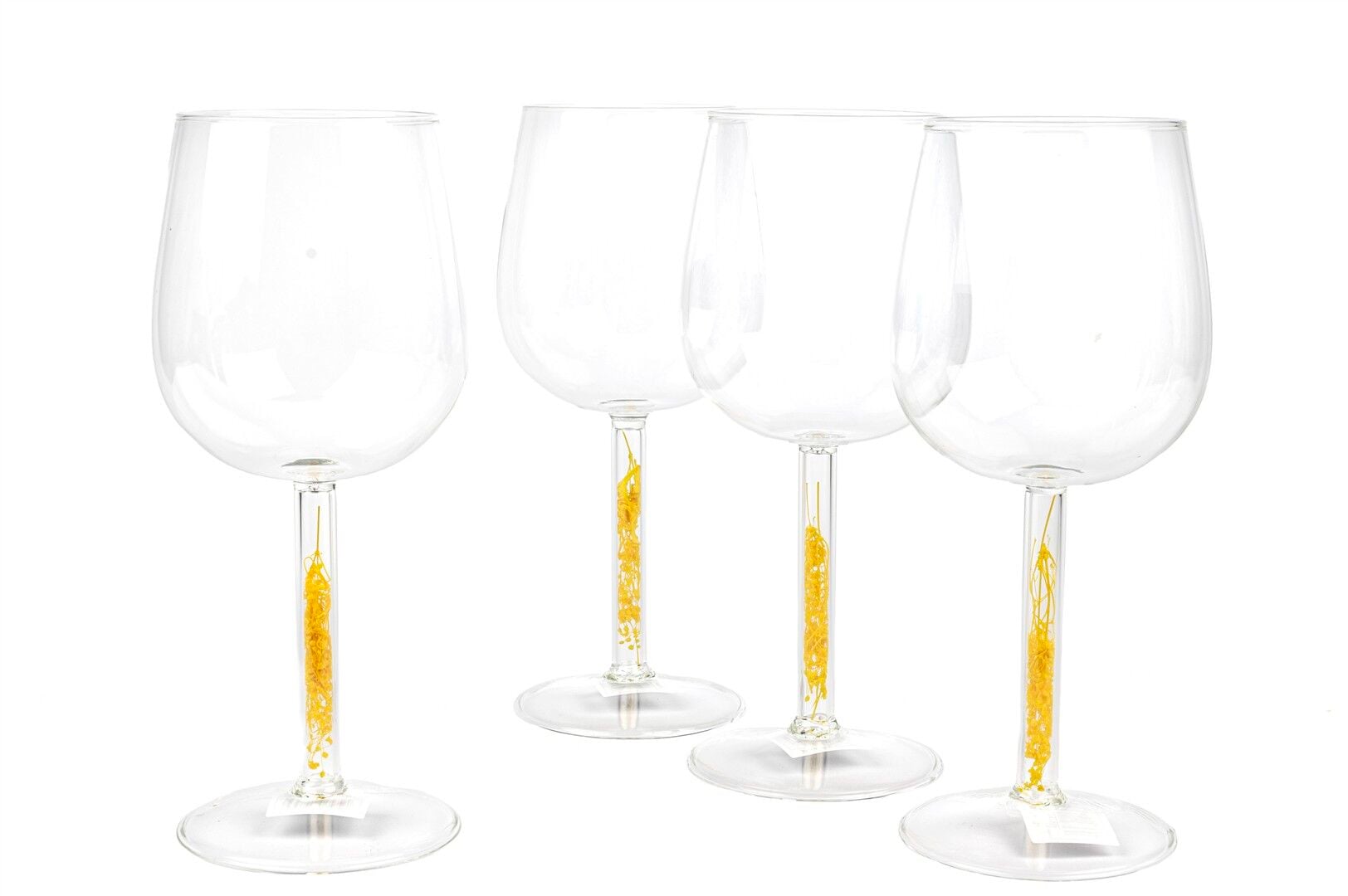 Yellow Cam 4lü Kırmızı Şarap Kadehi 450ml