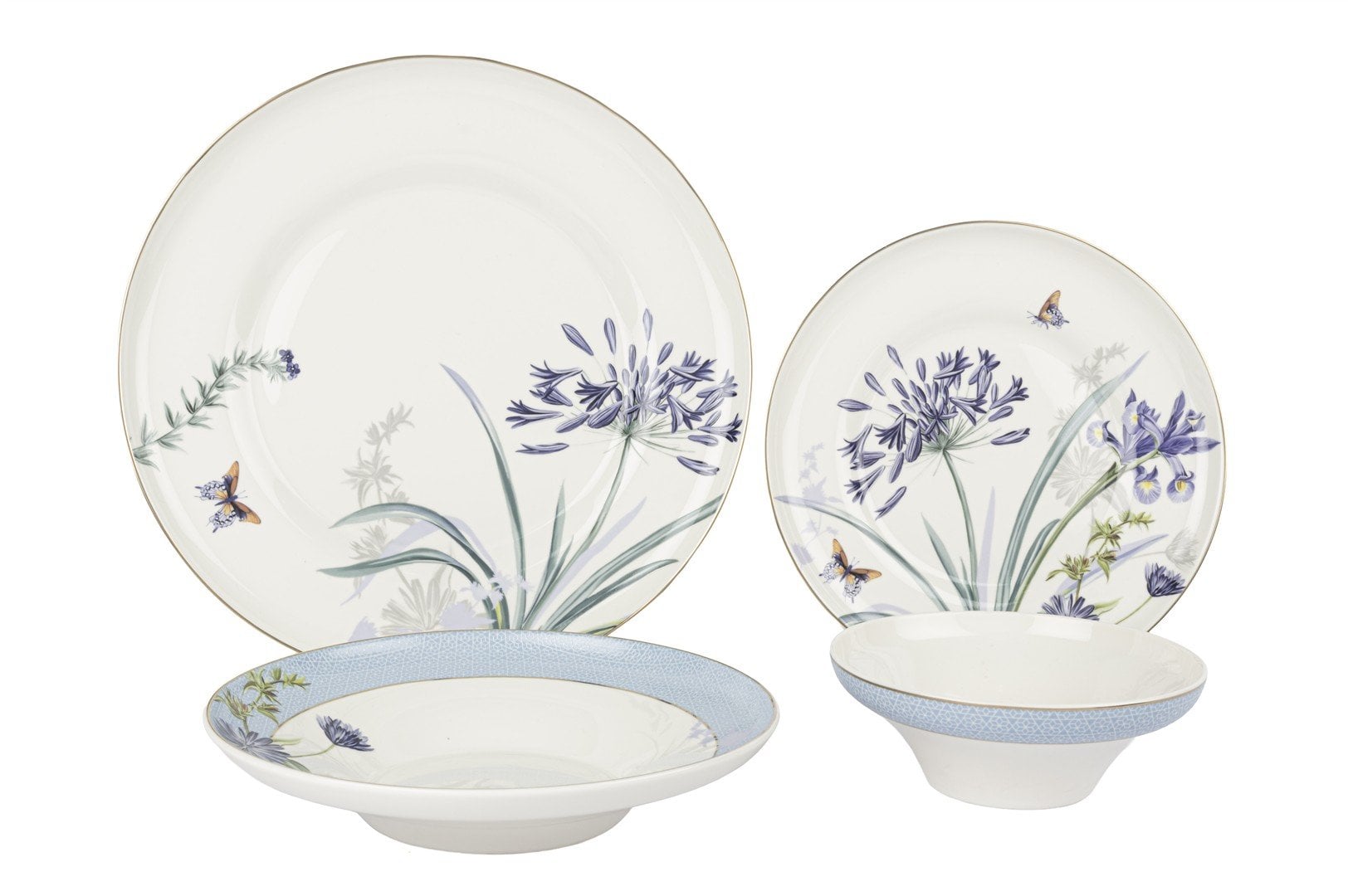 Lavender Flutter 24 Parça Yemek Takımı