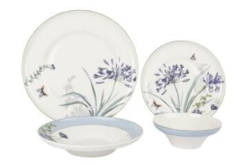 Lavender Flutter 24 Parça Yemek Takımı