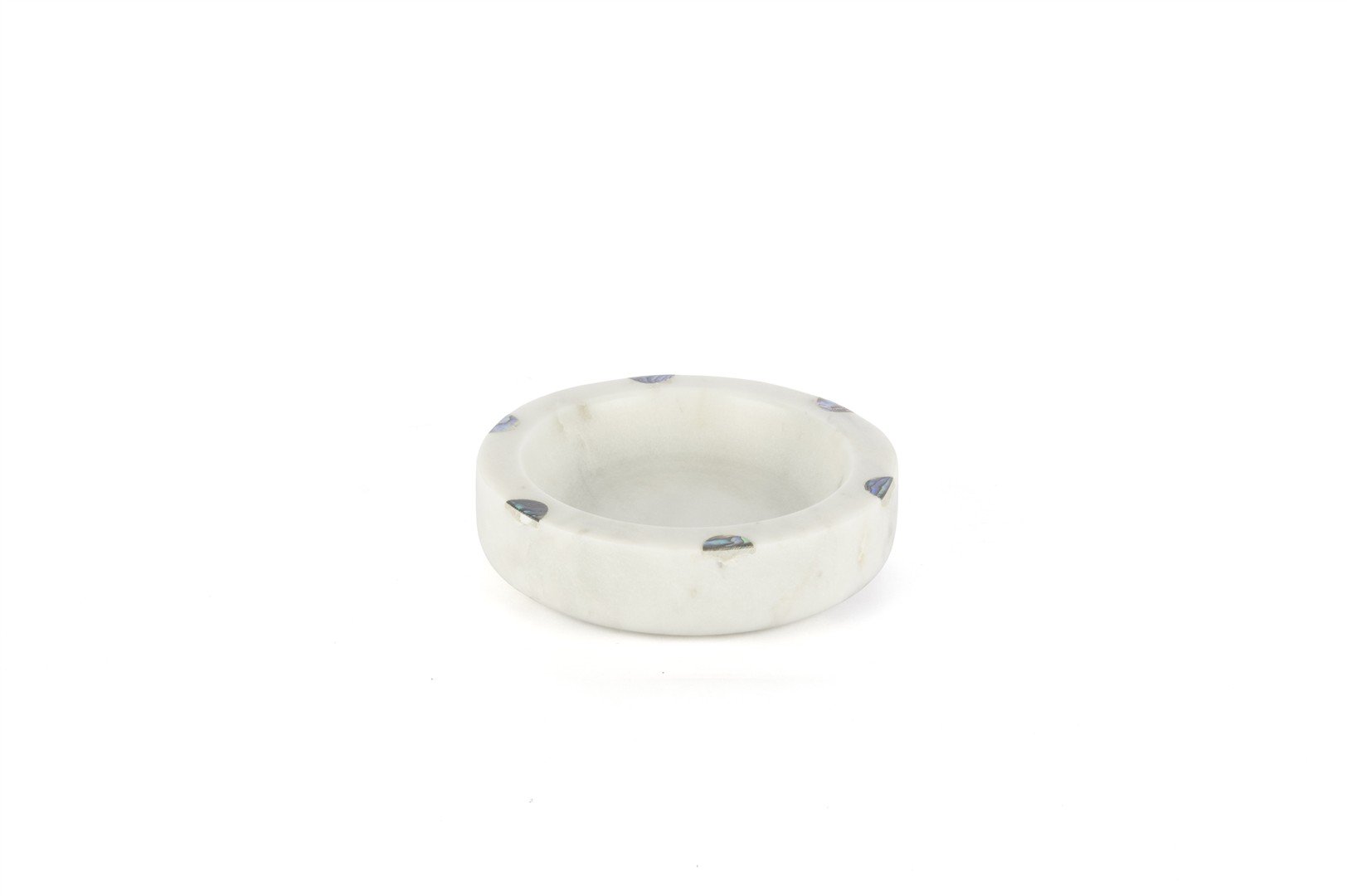 Sedefli Mermer Kase 13x4cm