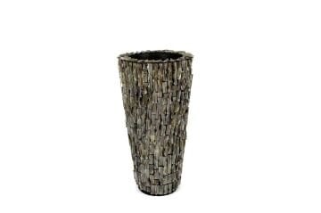 Sedef Taşlı Saksı 30x60cm