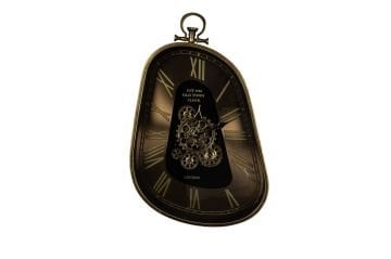 Antik Bronz Dali Duvar Saati  39x63x9cm