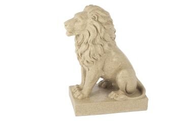 Krem Aslan Büstü 31x16x41cm