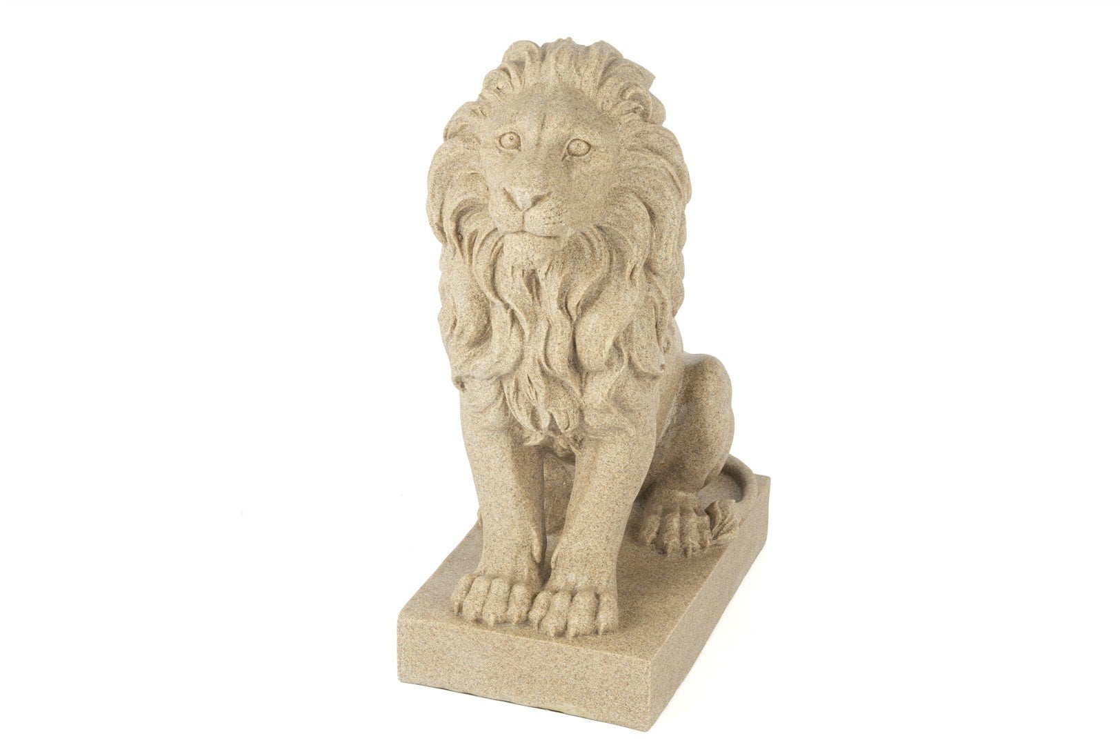 Krem Aslan Büstü 31x16x41cm