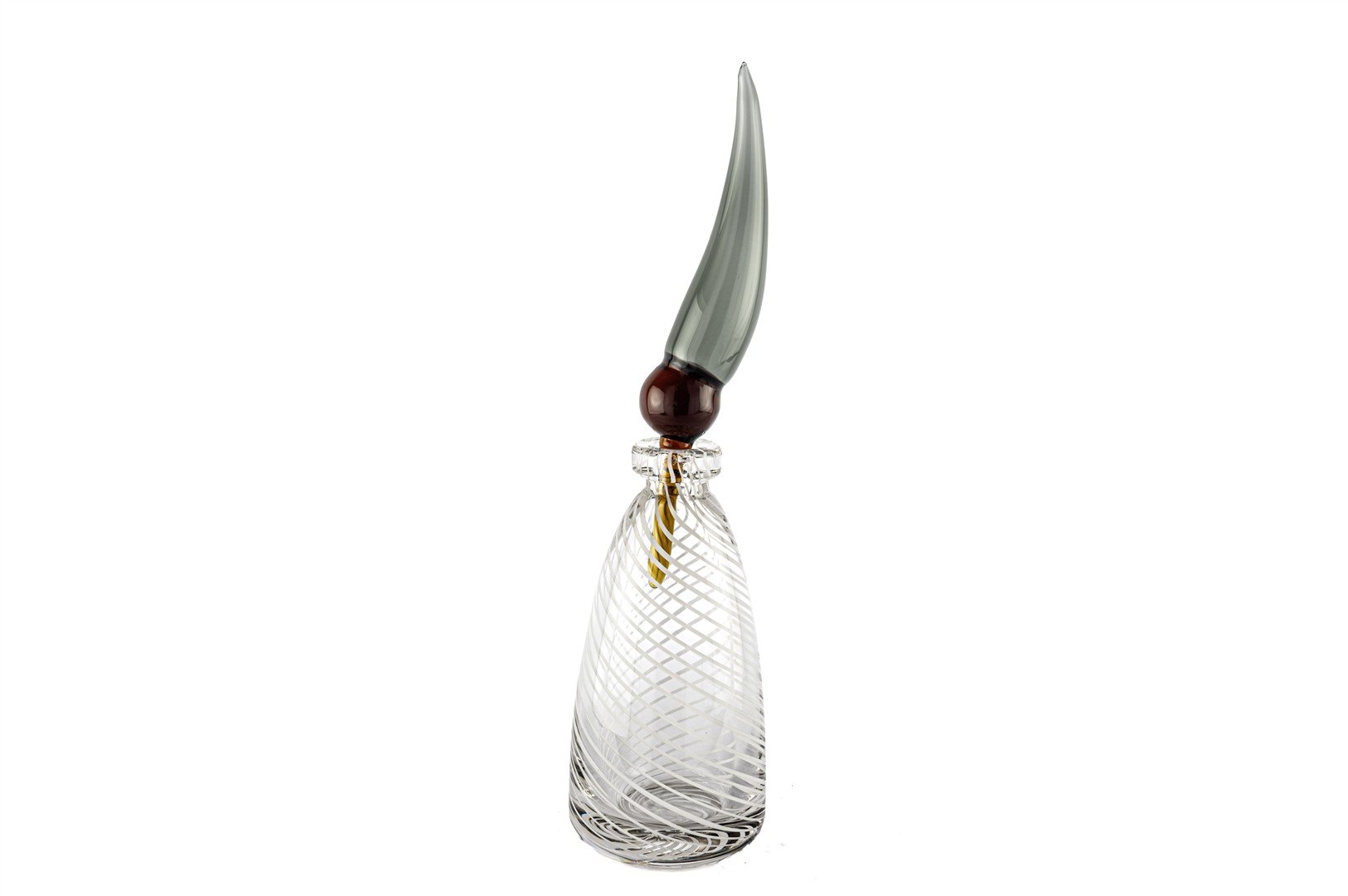 Kehribar Tılsım Cam Obje 14x47cm