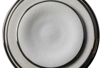 Gracia 72 Parça Bonechina Yemek Seti Platin