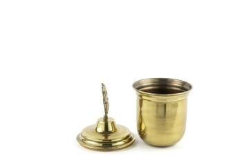 Gold kapaklı Dek Obje 15x30cm